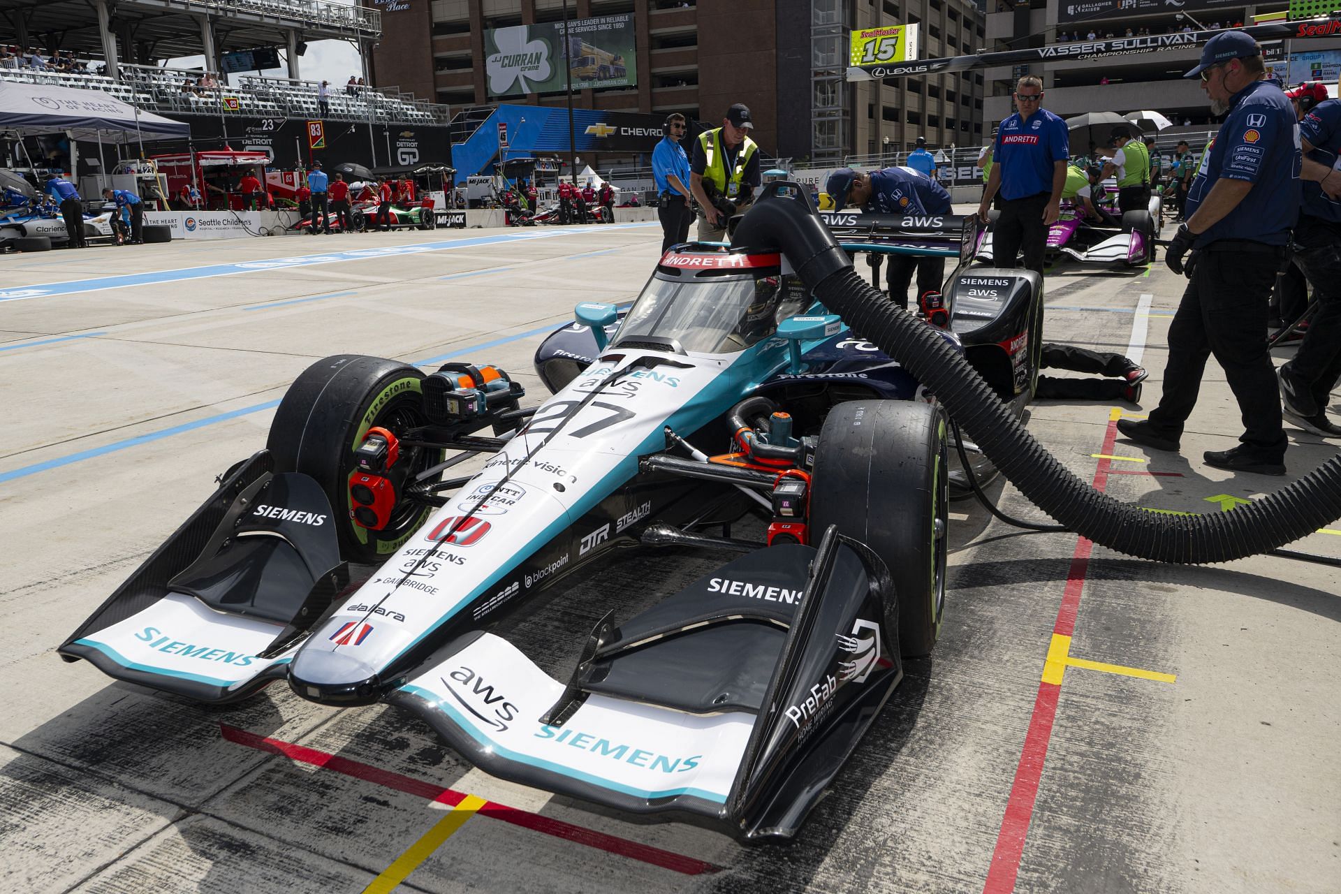 Kyle Kirkwood at the Chevrolet Detroit Grand Prix - Source: Getty